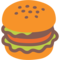 Hamburger emoji on Google